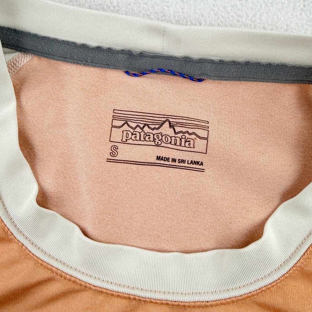Patagonia Tropic Comfort Womens Crew Long Sleeve Shirt Size S Pink / White 52105 - Picture 4 of 12